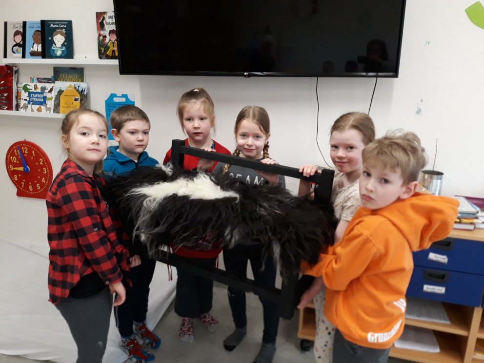 1.bekkur ánægður með bekkinn sinn!