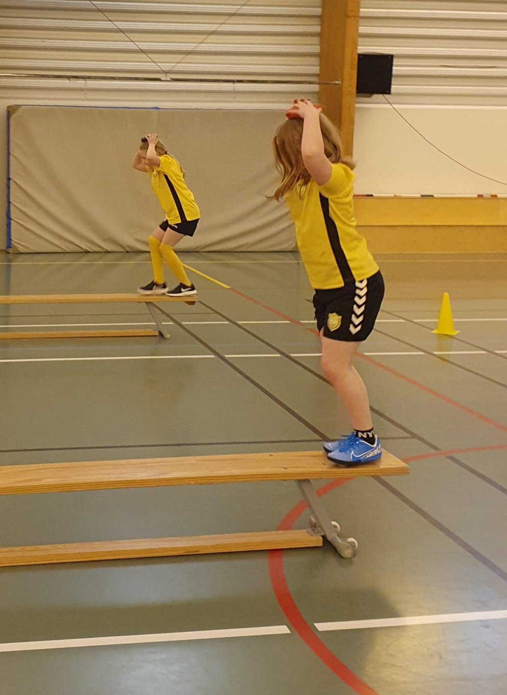 fjör hjá 4.bekk í íþróttum