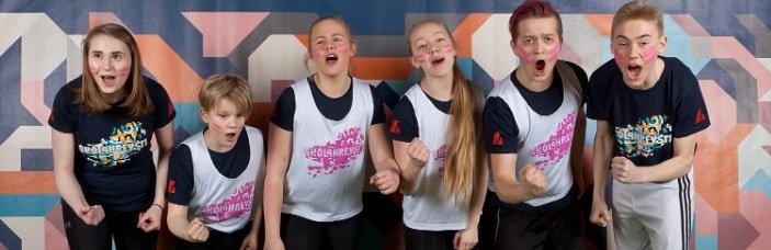 Þá er það Skólahreystið í kvöld