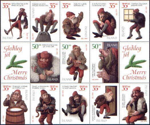 Jólasveinarnir reima á sig skóna