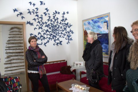 Gott er að fá gesti