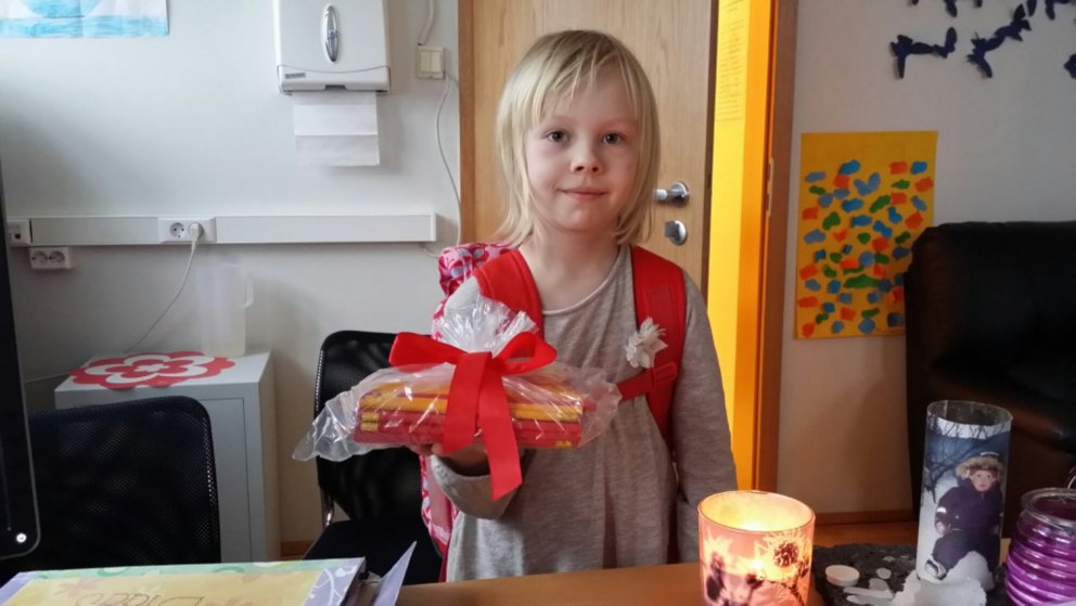 Dagný kom færandi hendi