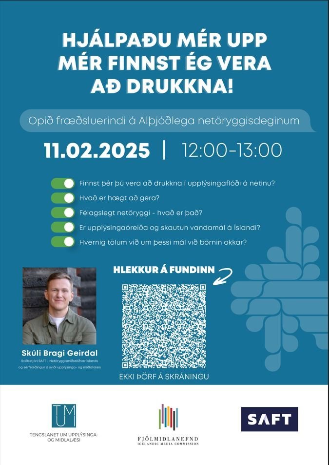 Opinn fræðslufundur á Alþjóðlega netöryggisdeginum