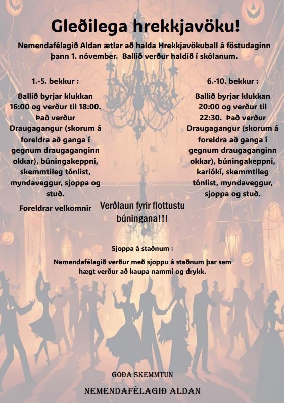 Gleðilega hrekkjavöku!