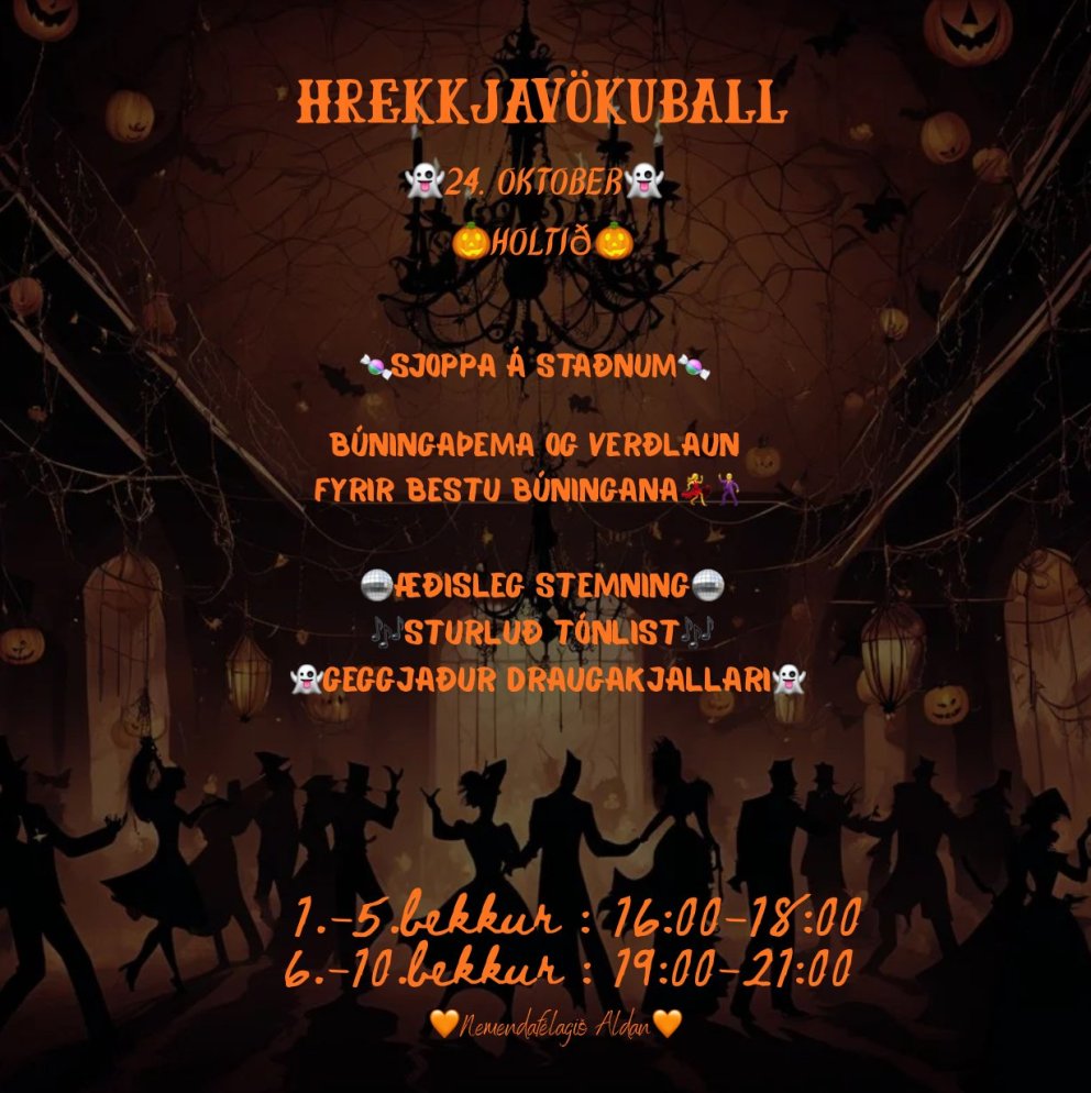 Hrekkjavaka - skipulag