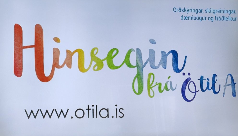 Fræðsla frá Samtökunum 78