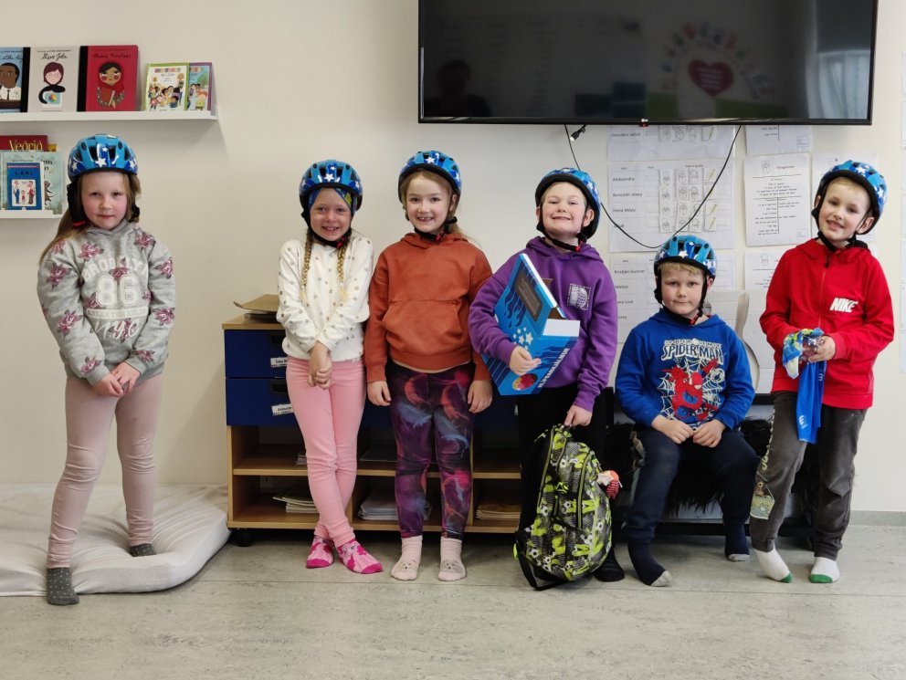 Ánægðir nemendur!