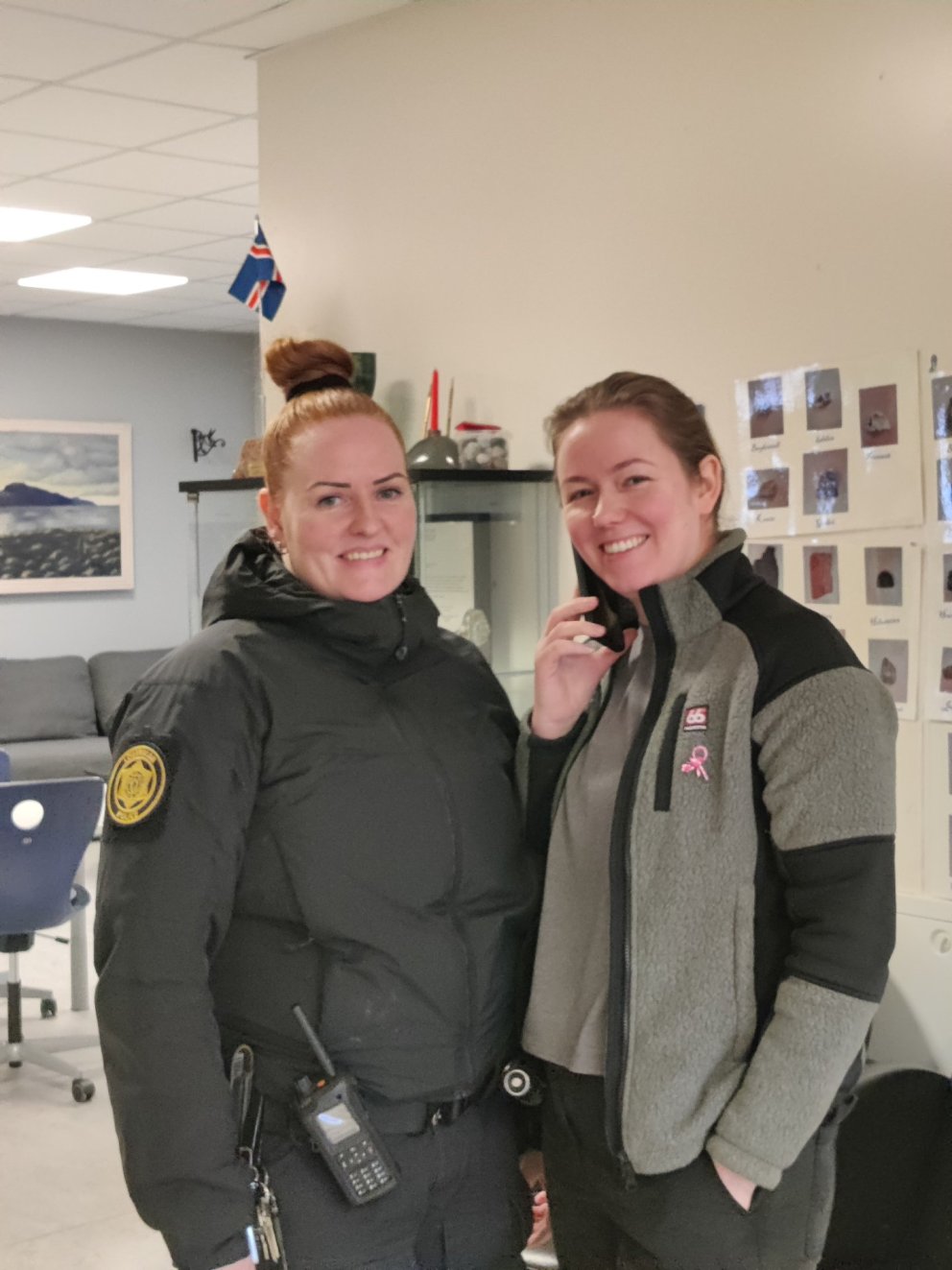 1.bekkur fær endurskinsvesti