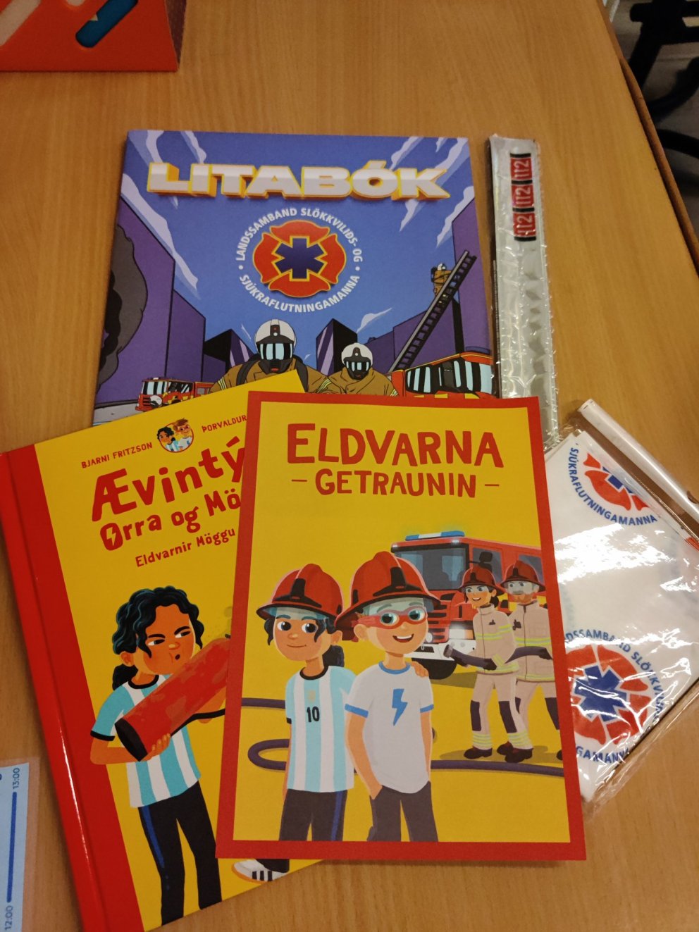 Eldvarnarfræðsla hjá 3. bekk