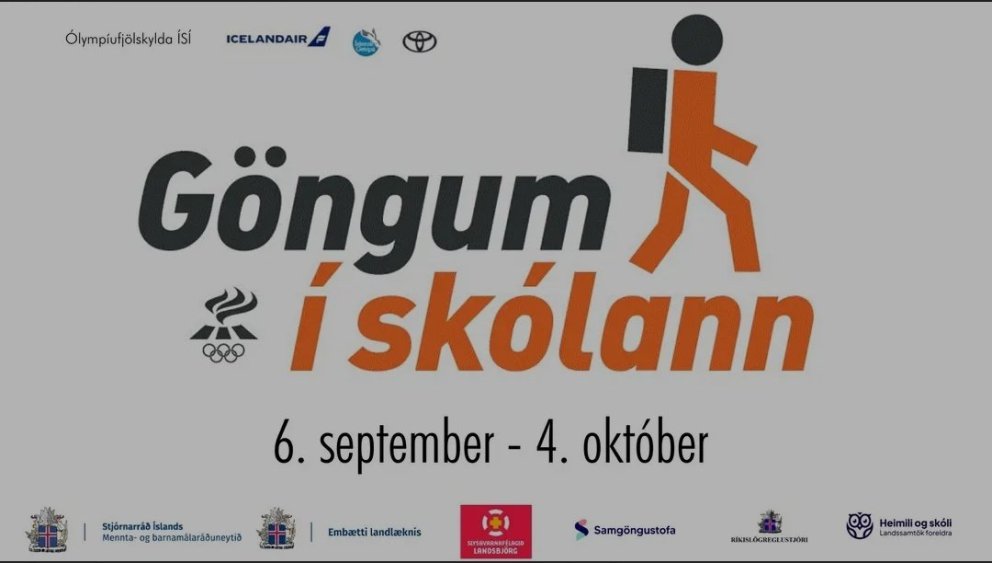 Gengið í skólann
