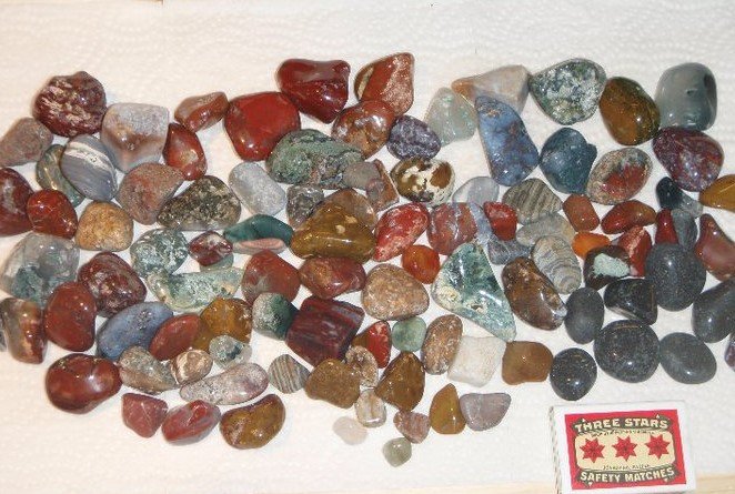 Góður gestur og vísir að steinasafni