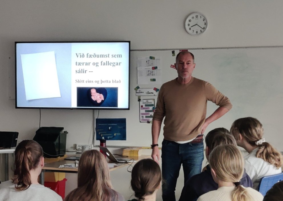 Heimsókn frá Þorgrími Þráinssyni