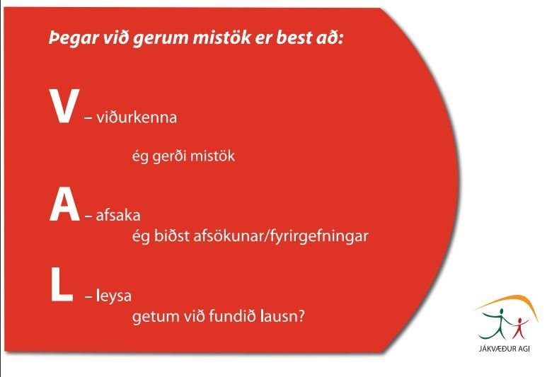 Þegar við gerum mistök, hvað er þá til ráða?