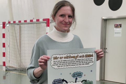 Heimsókn Dr. Bryony Mathew, sendiherra Bretlands