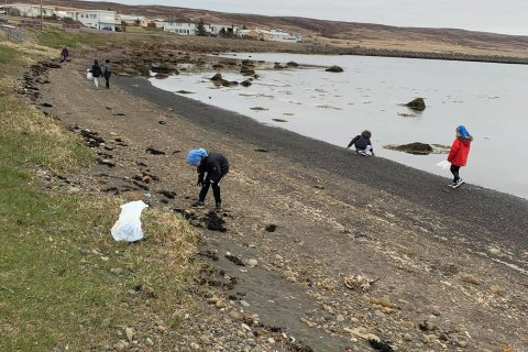 Duglegir krakkar í 1. og 2.bekk