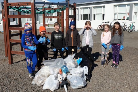 Ruslatýnsla í blíðunni