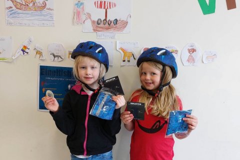 Hjálmar fyrir nemendur í 1.bekk