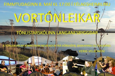 Vortónleikar Tónlistarskóla Langanesbyggðar í Þórsver
