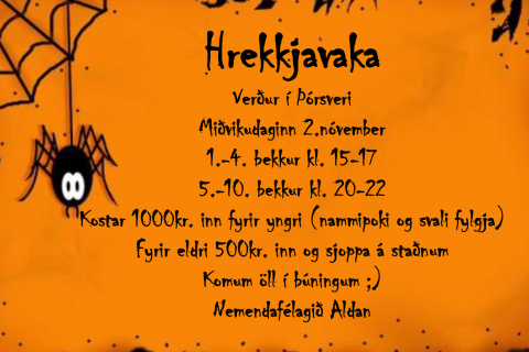 HREKKJAVAKA NEMENDAFÉLAGSINS