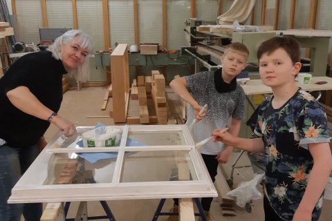 Hrafngerður, Jóhannes og Marinó