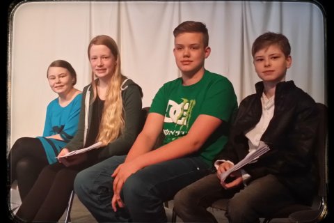 Glæsilegir fulltrúar GÞ á Stóru upplestrarkeppninni