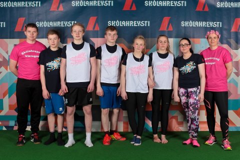 Fræknir keppendur okkar í Skólahreysti