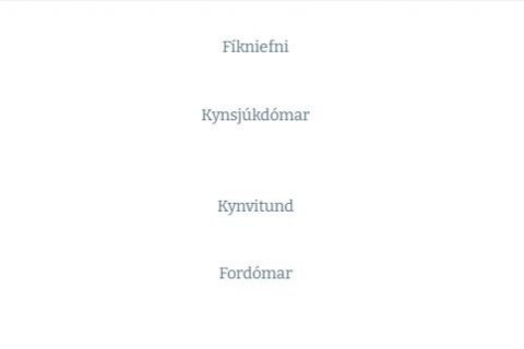 Nemendur bjuggu til heimasíðuna 