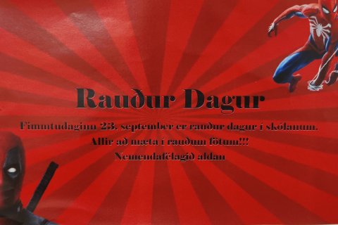 Rauður dagur!