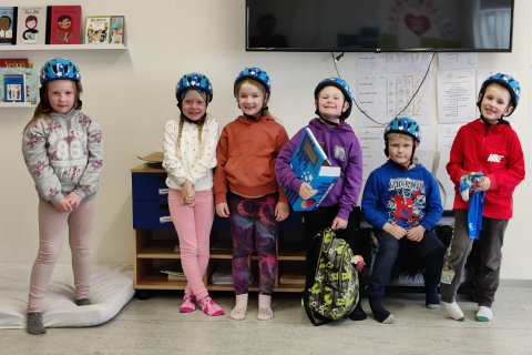 Ánægðir nemendur!