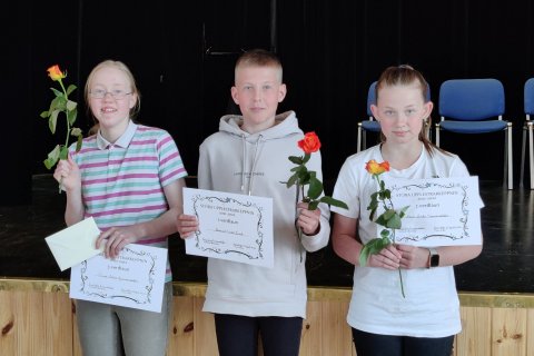 Tinna Marlis, Daníel Snær og Karen Linda