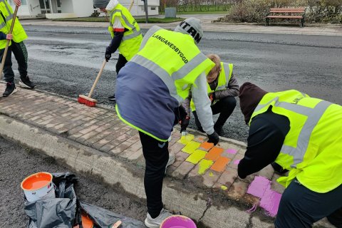 Lífgað upp á umhverfið