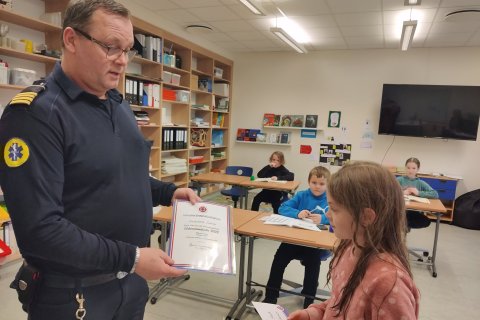 Vinningshafi í eldvarnargetraun