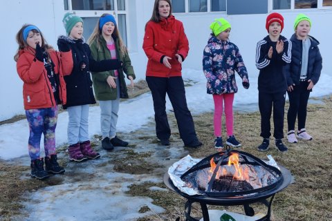 Útistundir í kærkominni vetrarblíðu