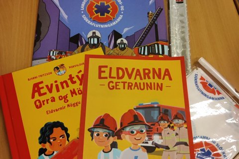 Eldvarnarfræðsla hjá 3. bekk