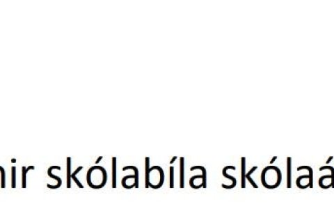 Uppfærð akstursáætlun