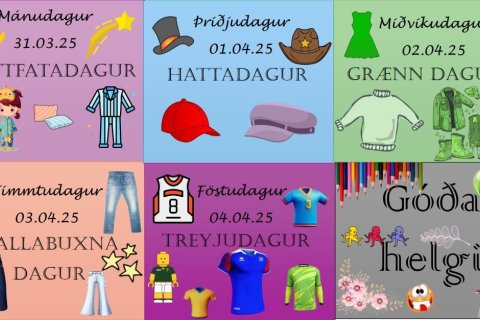 Skemmtileg þemavika fram undan!